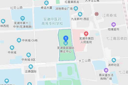 福清家博会展馆福清市两馆一中心地图